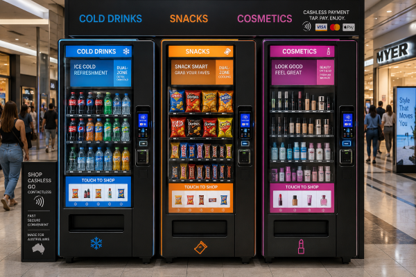 Vending machines suited to Australian gyms and fitness clubs