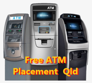 Three free-placement freestanding ATM machine options available for Queensland pubs, clubs and licensed venues — standard branded and discreet finishes